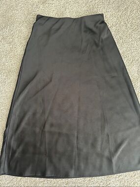 Classic Black A-Line Women's Skirt